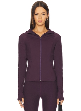 Beyond Yoga 夹克 紫色 美式休闲风REVOLVE小众新款