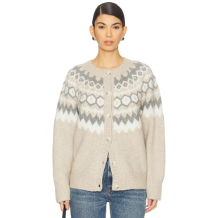 Favorite Daughter SNOWED IN 开衫 米色羊毛衫REVOLVE小众新款