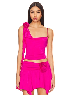 Lovers and Friends CASEY 上装 revolve小众新款 桃紅色