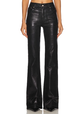 retrofete YARA 喇叭口长裤 黑色 美式休闲风REVOLVE小众新款