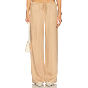 长裤 ALMERIA 米色 美式 Bec 休闲风REVOLVE小众新款 Bridge