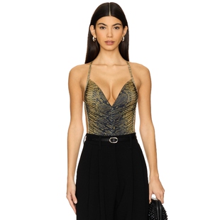 Kamali 棕色REVOLVE小众新款 BUTTERFLY 紧身服 MIO Norma