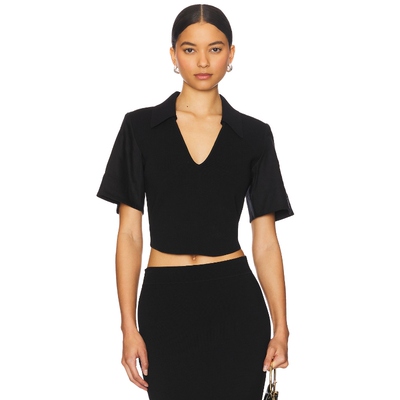 SIMKHAI LIZZIE 上装 黑色REVOLVE小众新款