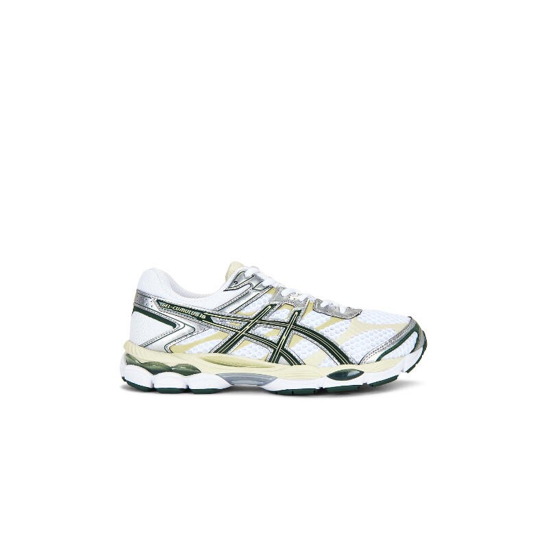 Asics早秋新品白色运动鞋复古风厚底休闲球鞋休闲气质REVOLVE