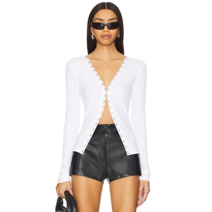 白色REVOLVE小众新款 上装 RIZZO ours