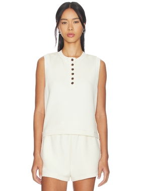 Varley Marla Button Placket Tank Top 26春夏新品 revolve小众