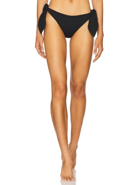 Susana Monaco Adjustable Tie Bottom 黑色 y2k辣妹风REVOLVE小