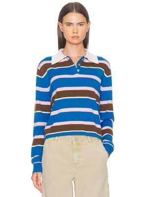 Guest In Residence POLO 衫 revolve小众新款 蓝色