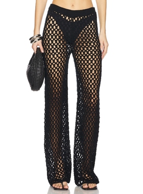 MORE TO COME RUE 长裤 黑色REVOLVE小众新款