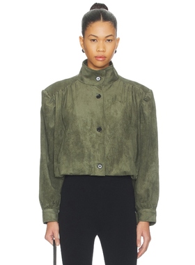 LIONESS LUMINOUS 夹克 绿色 美式休闲风REVOLVE小众新款