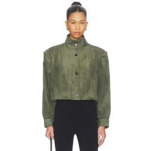 LIONESS LUMINOUS 夹克 绿色 美式休闲风REVOLVE小众新款