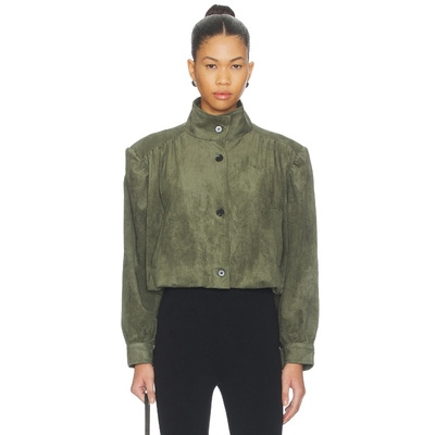 LIONESS LUMINOUS 夹克 绿色 美式休闲风REVOLVE小众新款