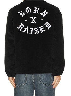 Born x Raised ZINE 教练夹克 休闲时尚潮流REVOLVE  黑色