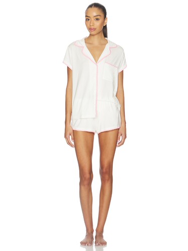 eberjey FRIDA 睡衣套装 revolve小众新款 象牙白