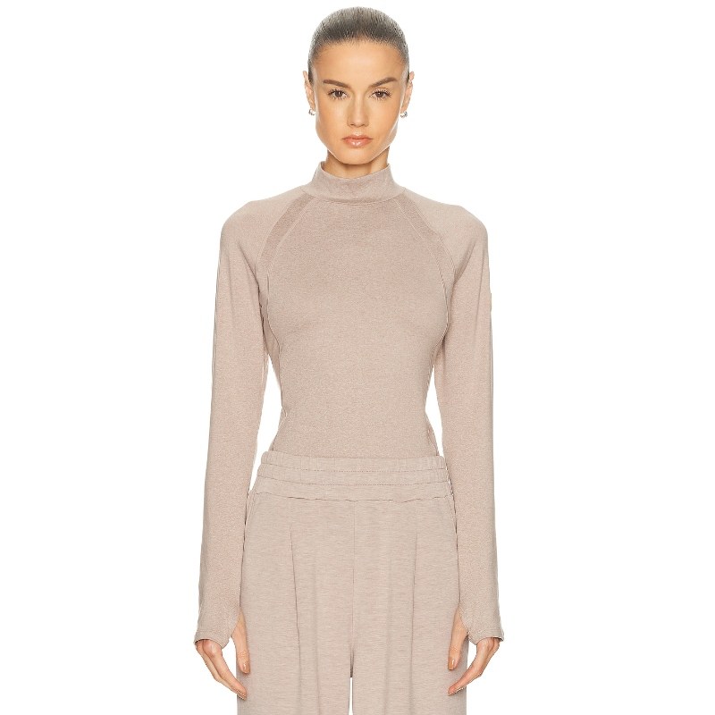 Varley ALWAYS WARM 上装 灰褐色 y2k辣妹风REVOLVE小众新款