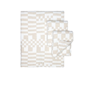 Dusen Dusen Check King Coverlet Setrevolve时尚小众新款