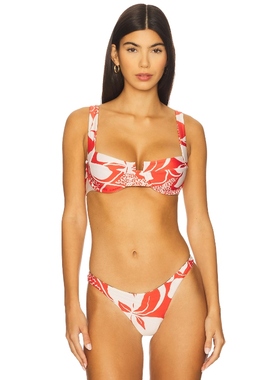 [春节穿搭]LSPACE MAKO 上装 红色y2k辣妹风REVOLVE小众新款