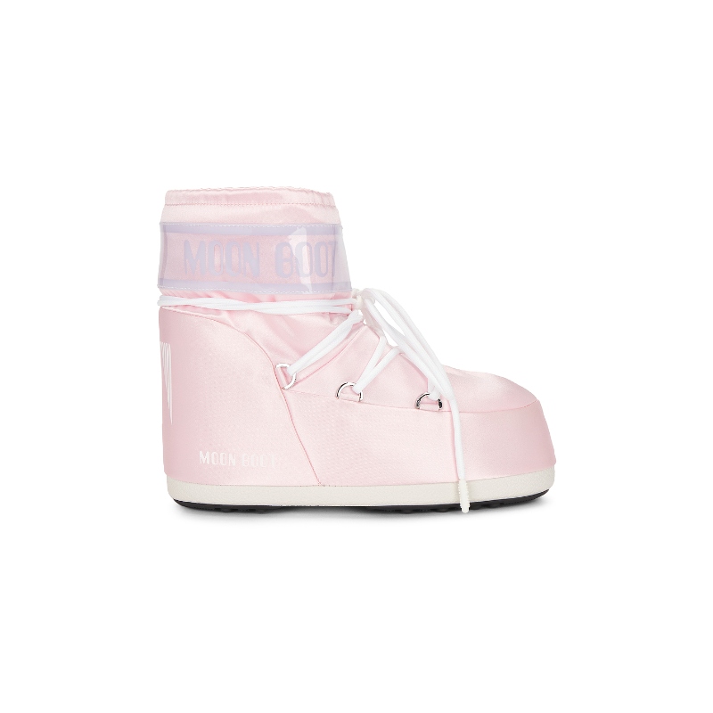 MOON BOOT MB ICON LOW PEARLY 靴子 玫瑰 女款REVOLVE小众新款