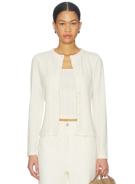 Veronica Beard LIRA 开衫 象牙白REVOLVE小众新款冬季保暖