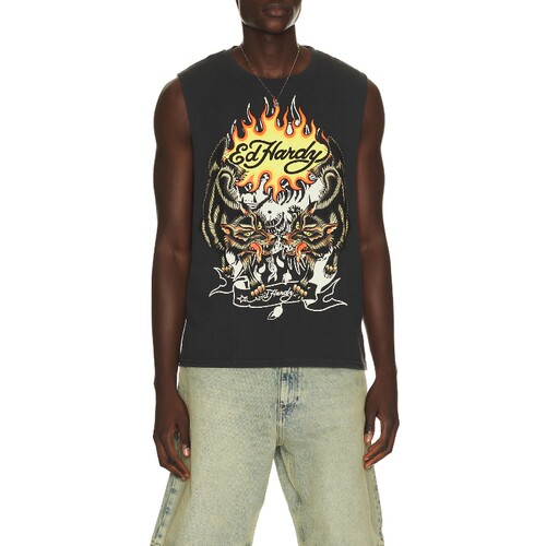 Ed Hardy WOLVES 剪口短裤 26早秋新品 revolve小众新款