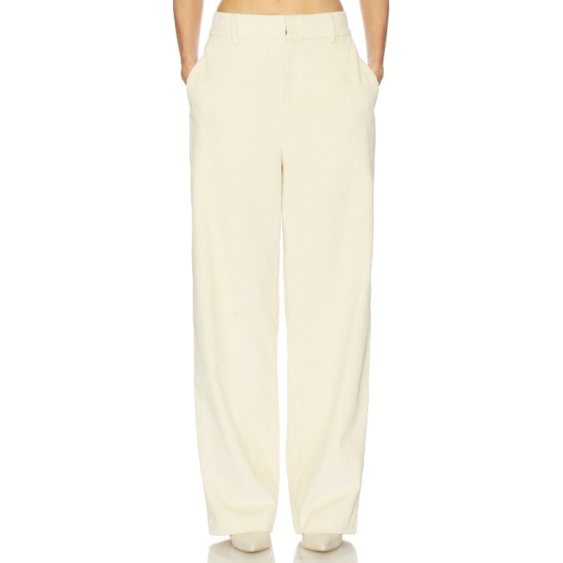 Helsa THE BAGGY TROUSER 长裤 奶油色 静奢风老钱风REVOLVE小众