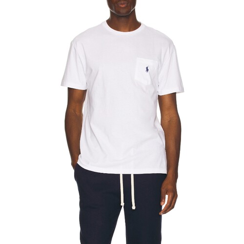 Polo Ralph Lauren拉夫劳伦白色刺绣T恤老钱上衣秋冬新品REVOLVE