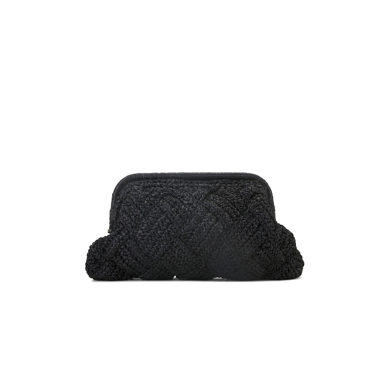 BTB Los Angeles Gigi Framed Clutch 黑色REVOLVE新款