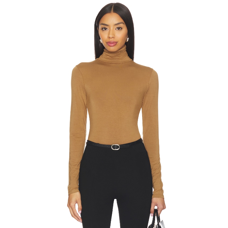 Ripley Rader 圆翻领上装 棕色 y2k辣妹风REVOLVE小众新款