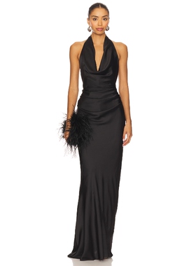 Nookie PENELOPE 长裙 黑色REVOLVE小众新款