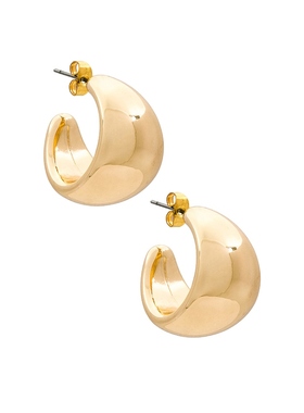 SHASHI KASUMI 环状耳环revolve时尚小众新品金色