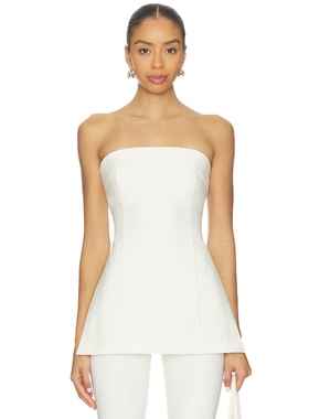 EAVES BENNET 上装 象牙白 y2k辣妹风REVOLVE小众新款