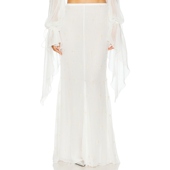 冬季 JOLY 新品 Aniye Records 半身裙 奶油色REVOLVE小众新款