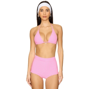 Kulani Kinis 比基尼文胸上装 粉色REVOLVE小众新款