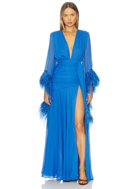 Bronx and Banco GEISHA 裙子 蓝色REVOLVE小众新款