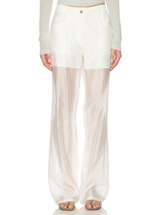 Lang revolve小众新款 SHEER 长裤 BOOTCUT Helmut