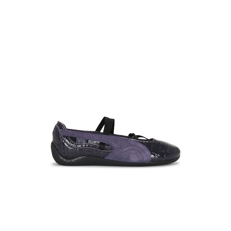 Puma Select深紫色运动鞋一字带圆头休闲球鞋秋冬新品REVOLVE