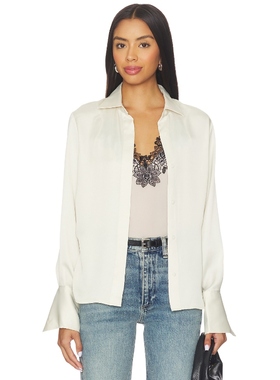 [冬季新品]Rag & Bone Love Popover Blouse 奶油色REVOLVE小众