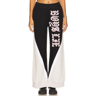 Lie REVOLVE小众新款 运动长裤 休闲风华夫格针织休闲裤 美式 Boys