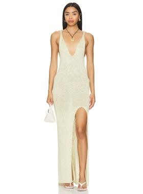 Flook The Label ANAYA 长裙 绿色REVOLVE小众新款