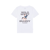 春季 WEST 新品 Playboy WILD T恤 白色REVOLVE小众