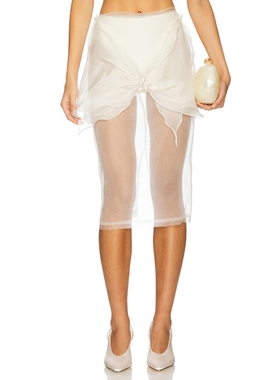 [冬季新品]Milkwhite 半身裙 白色REVOLVE小众