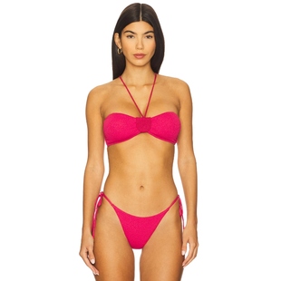 Vix Swimwear YARA 比基尼文胸上装 粉色 y2k辣妹风REVOLVE小众新