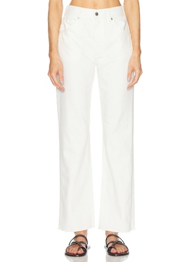 [冬季新品]NILI LOTAN CALLA 牛仔裤 白色 美式复古风REVOLVE新款