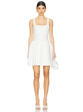 SIMKHAI ELEKTRA 连衣裙女夏 白色礼服裙REVOLVE小众新款