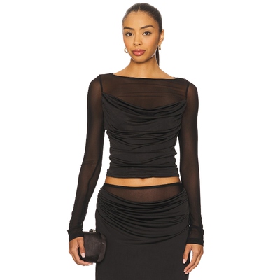 Runaway The Label WILONA 上装 黑色 y2k辣妹风REVOLVE小众新款