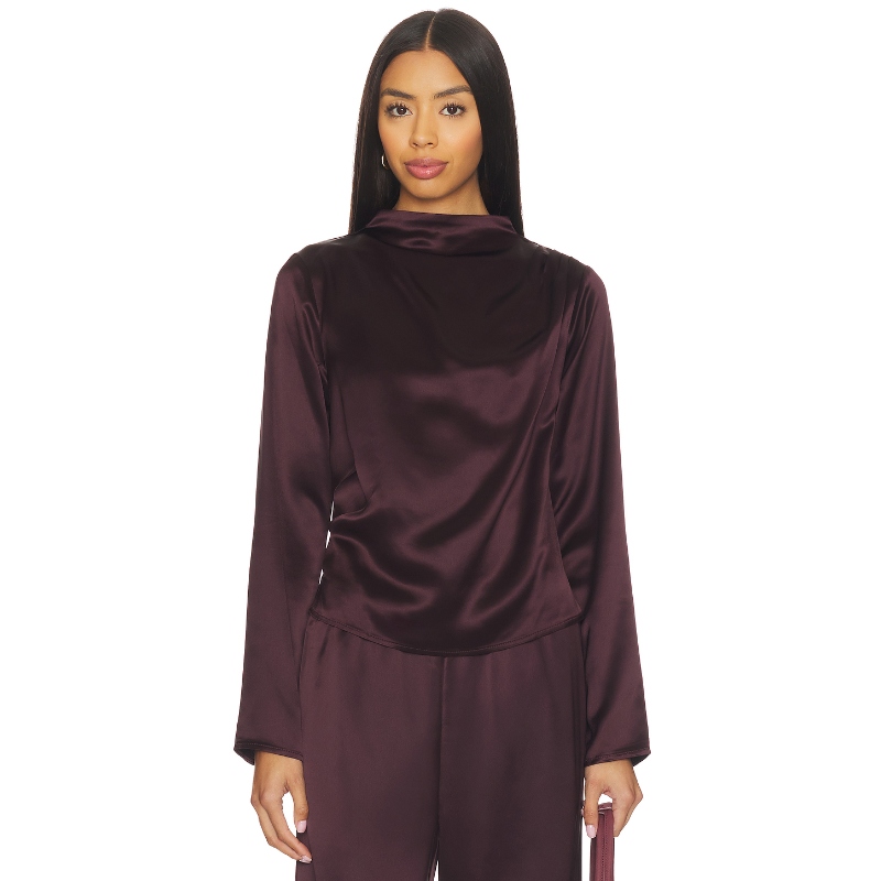 Line & Dot PETREA 长袖上衣 紫色 y2k辣妹风REVOLVE小众新款