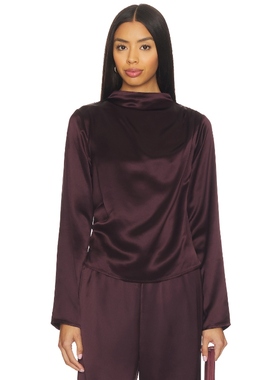 Line & Dot PETREA 长袖上衣 紫色 y2k辣妹风REVOLVE小众新款