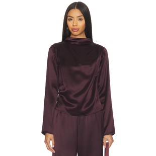 PETREA 长袖 上衣 Line y2k辣妹风REVOLVE小众新款 Dot 紫色