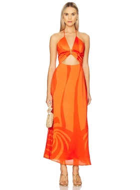 Vix Swimwear AUREA 裙子 橙色REVOLVE小众新款