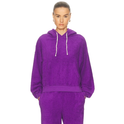 American Vintage BOBYPARK 连帽衫 紫色 运动复古风REVOLVE小众
